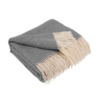 Плед Love You 100% вовна Сірий 140х200 см