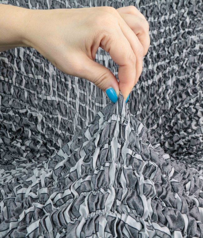 Чехол на стул 3D Жатка серый Love You Italy, Фото 2 из 7