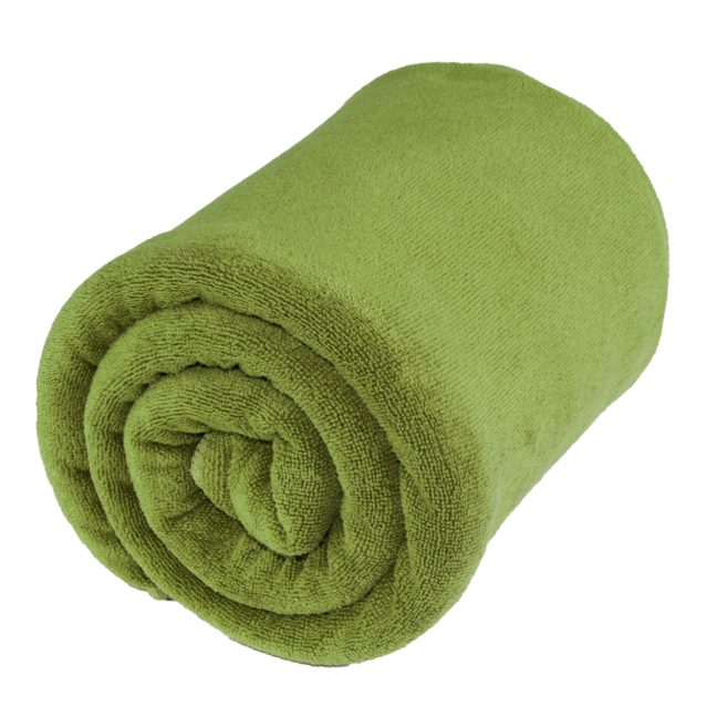 Рушник для сауны микрофибра Koloco 90х150 см зеленый HomeBrand, Фото 2 из 3