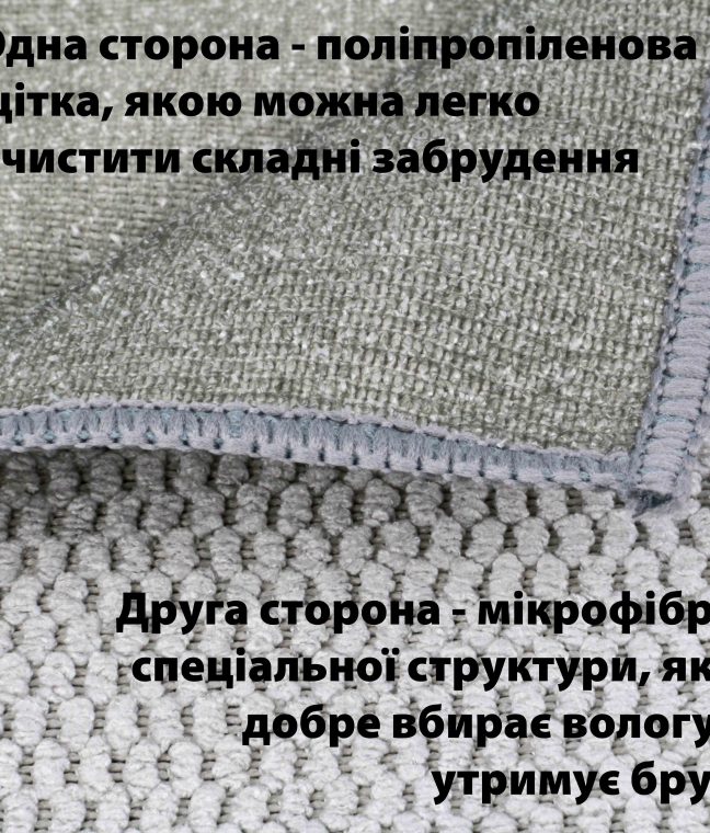 Серветка LoveYouHome 2 в 1 для чищення 30х30 см, Фото 3 з 4