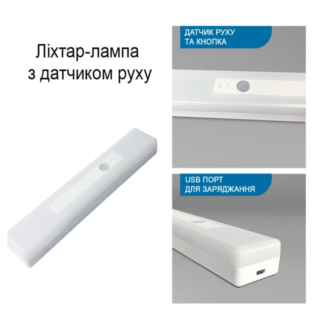 Набор Плед шерстяной П8 бел-дым-св.антр 140×200 см + Фонарь-лампа LED 21см с датчиком движения Love You, Фото 6 из 8