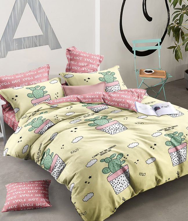 Постельное белье Ранфорс Кактусы LoveYouHome