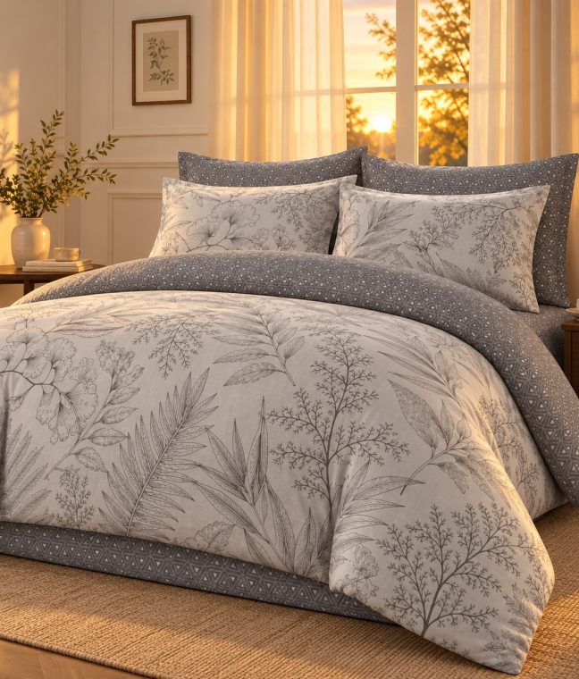Комплект постільної білизни Love You, 1,5-спальний 160×220, сатин 200TC, Serene, Фото 2 з 8