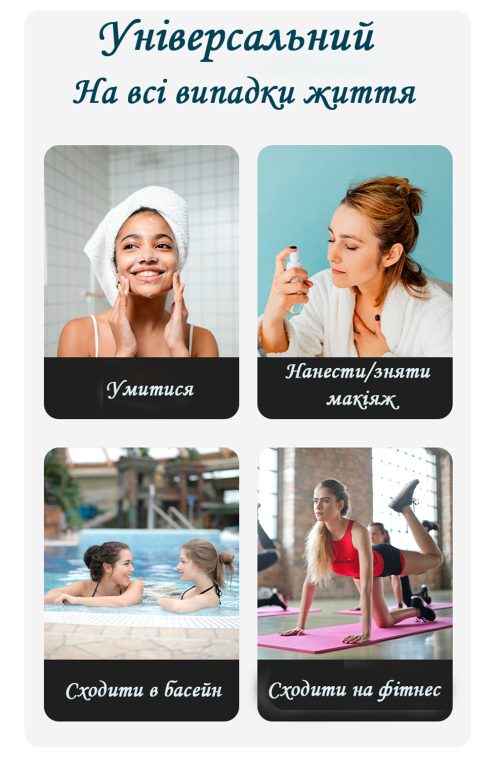 Органайзер-косметичка прозорий 21х10х12 см Помаранчевий LoveYouHome, Фото 4 з 4