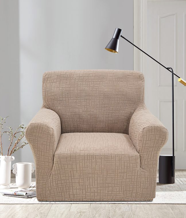 Чохол на крісло New Corn Fleece бежевий Love You