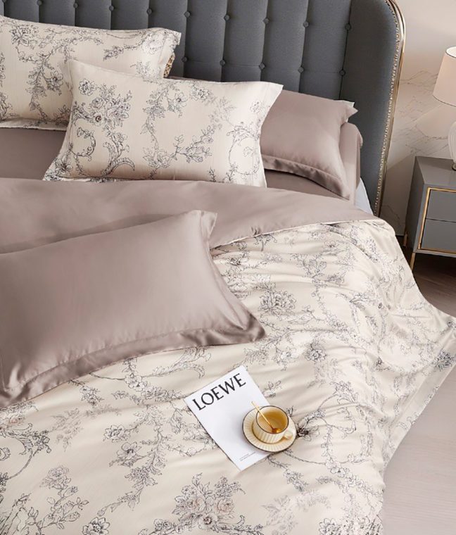 Комплект постельного белья Love You, Семейный 160×220х2, тенсель 300TC, Grace, Фото 4 из 7