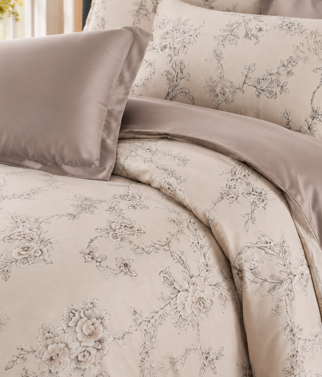 Комплект постельного белья Love You, Семейный 160×220х2, тенсель 300TC, Grace, Фото 5 из 7